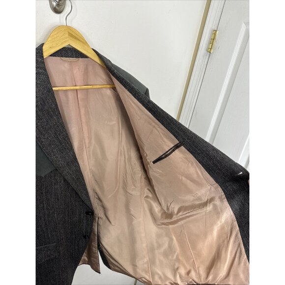 Dallas Paragon Men 48S Short  Gray  Western Blazer Sports Coat Cowboy - Picture 5 of 8